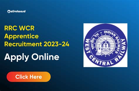 RRC WCR Apprentice Recruitment 2023 24 Link To Apply Online