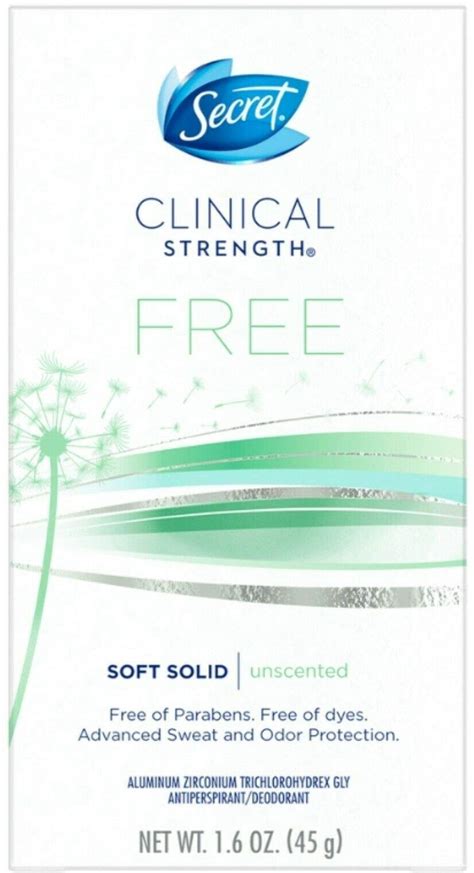 Secret Clinical Strength Soft Solid Sensitive Unscented