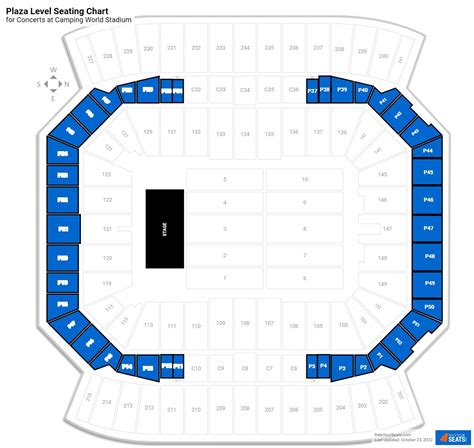 Camping World Stadium Seating Chart With Seat Numbers Two Birds Home