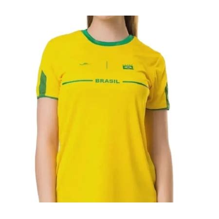 Camisa Brasil Elite Temática Amarela Loucos Por Futebol Store