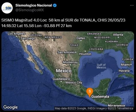 Epicentro del Sismo de Hoy Cuáles son los Detalles