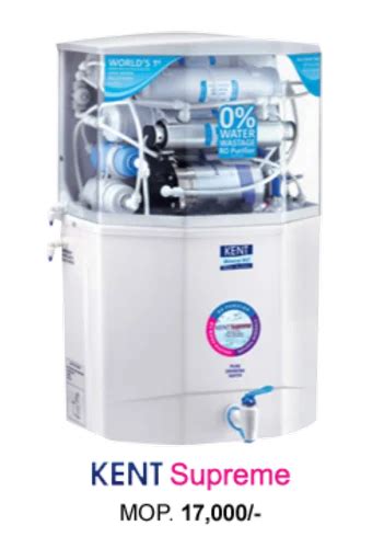 Wall Mounted Kent Supreme Ro Water Purifier L At Rs Piece In