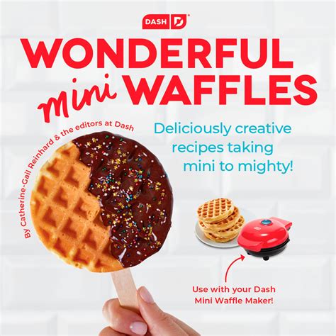 Wonderful Mini Waffle Cookbook Mini Waffle Recipe Waffles Recipe