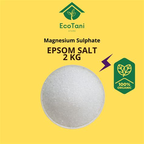 Ecotani Kg Epsom Salt Magnesium Sulfate Baja Organik Agricultural