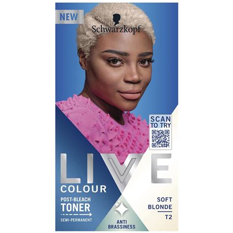 Buy Schwarzkopf Live Colour Semi Permanent Toner Soft Blonde T2 Online At Chemist Warehouse
