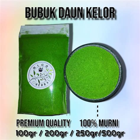 Jual Bubuk Daun Kelor Grade A 500gr Shopee Indonesia