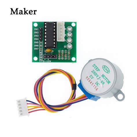 Uln V Phase Ybj Dc Gear Step Stepper Motor Uln Driver