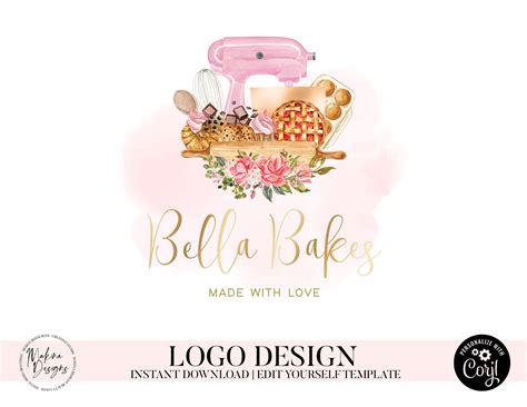 BAKING LOGO DESIGN Cake Logo Logo Design Logo Premade Etsy Design