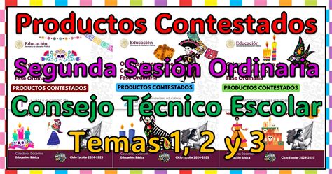 Productos Contestados de la Segunda Sesión Ordinaria del Consejo