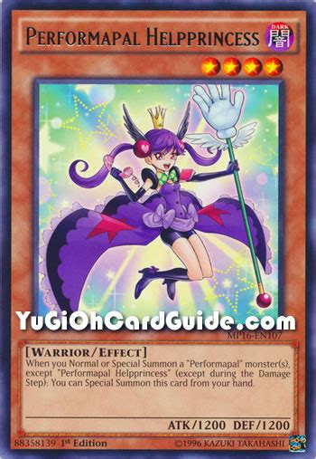 Yu Gi Oh Performapal Helpprincess