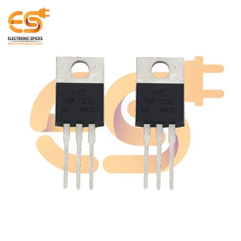 Buy TIP122 Medium Power Darlington Pair NPN Transistor Pack Of 5pcs