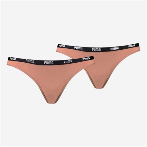 Набор трусиков бикини Puma Women Bikini 2P 90785112 L 2 шт Caramel 8720245347884 в интернет