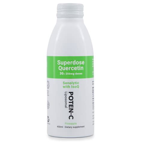 Poten C Superdose Liposomal Quercetin X Mg Doses Ml Pineapple