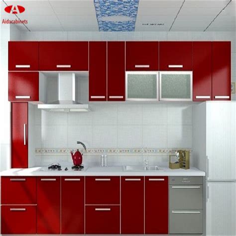 Popular Red Kitchen Cabinets Buy Cheap Red Kitchen Cabinets Lots