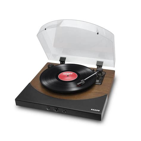 Toca Discos Bluetooth Ion Premier LP WD Madeira Calimaro Instrumentos