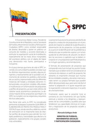 Guia Para La Elaboracion De Proyectos Productivos Y Sociales Pdf