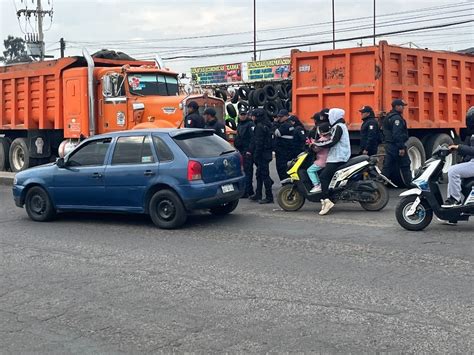 La Jornada Transportistas Bloquean Diferentes Puntos Del Edomex