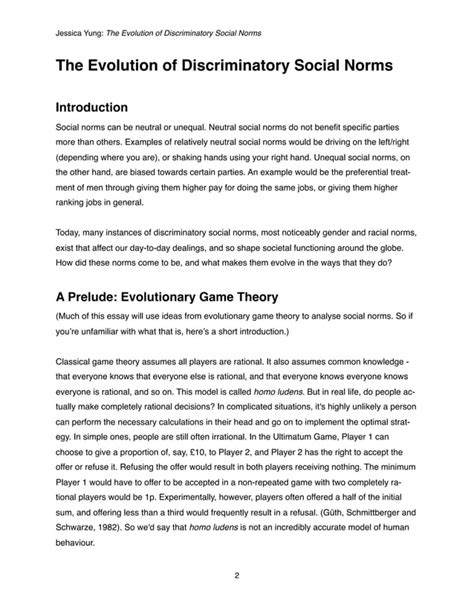 Evolution Of Social Norms Jessica Yung PDF