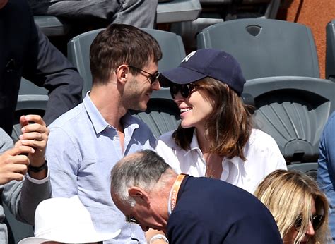 Photo Gaspard Ulliel Et Sa Compagne Ga Lle Pietri Dans Les Tribunes