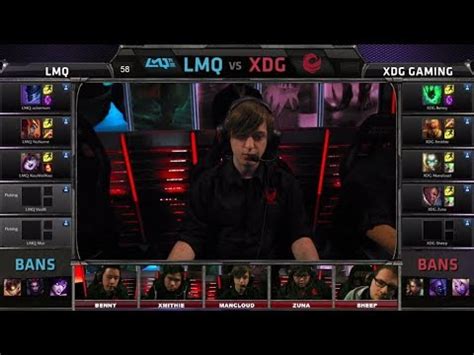 XDG Vs LMQ Game 2 S4 NA LCS Summer Promotion Tournament Day 1 LMQ