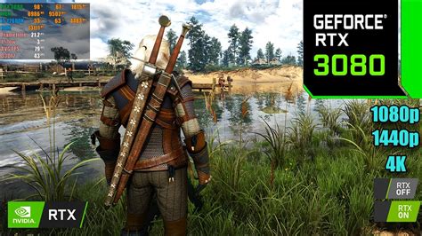 The Witcher 3 Next Gen Patch Rtx 3080 12gb Ultra Rtx On Vs Off