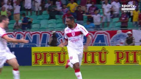 Vídeo Aos 37 min do 2º tempo gol de cabeça de Claudinei do CRB