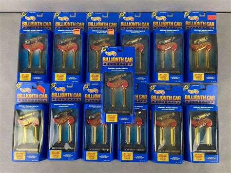Group Of Mattel Hot Wheels Billionth Edition Corvette Convertible Original Boxes
