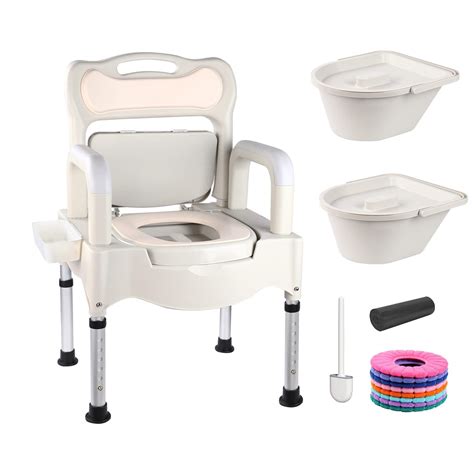 Portable Bedside Commode Toilet Chair For Elderlyadult Potty Chair For