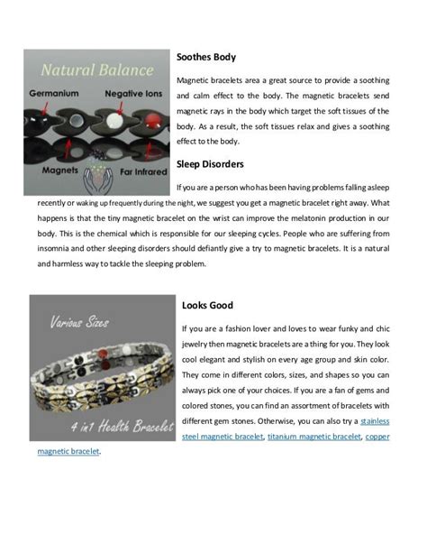 Magnetic bracelets benefits