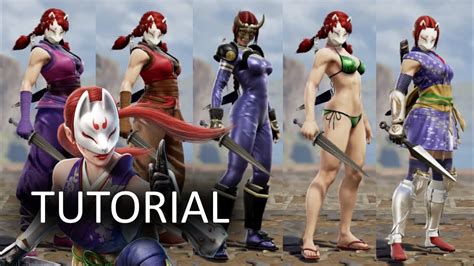 Soul Calibur Kunimitsu Tekken Costume Cas Tutorial Youtube