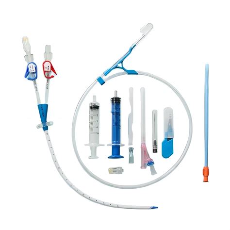 Medical Disposable Double Lumen Hemodialysis Kit Dialysis Catheter