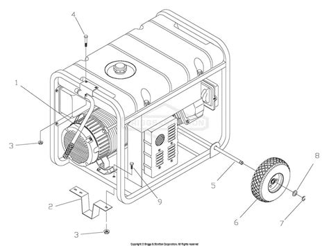 Troy Bilt Generator Parts Diagram Model 01919