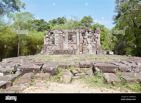 Phra That Phu Pek An Ancient Khmer Temple Atop A Hill In Thailand S