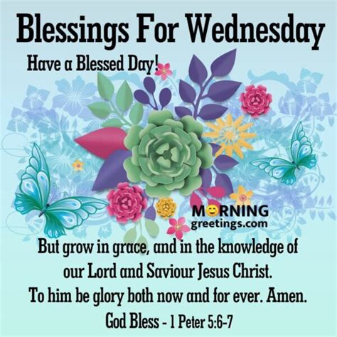 30 Amazing Wednesday Morning Blessings Morning Greetings Morning