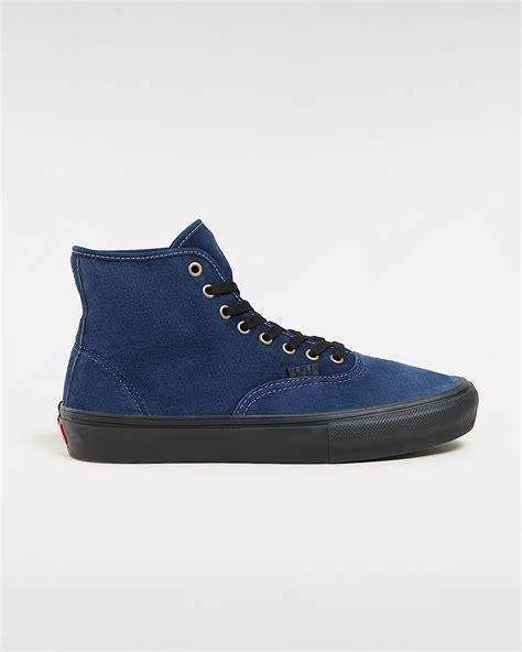 Skate Authentic High Schuhe in Blau| Vans DE