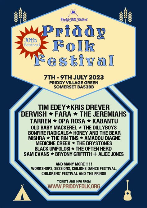 Priddy Folk Festival 2023