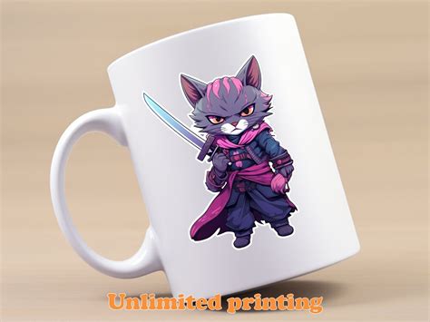 Set Of Anime Animal Stickers 40 Png Svg Eps Single Images Etsy