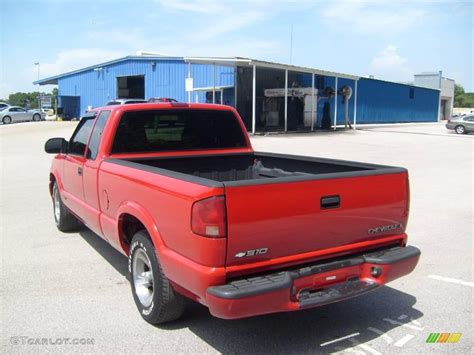 1999 Victory Red Chevrolet S10 Ls Extended Cab 14213502 Photo 5 Car Color