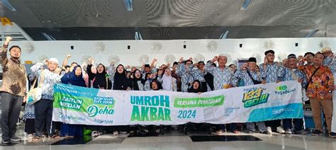 Pegadaian Lepas Keberangkatan Jamaah Umrah Akbar Indonesiaaktual