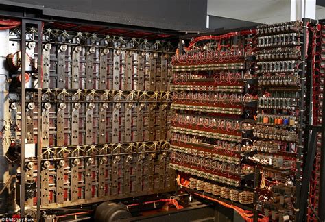 Alan Turing Bombe / BOMBE decryption machine, Bletchley Park Museum ...