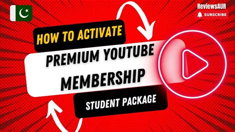 How To Activate Youtube Premium Packages Student Package Offers With