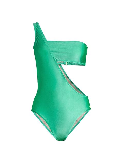 Pq Swim Phoebe One Piece Swimsuit In Green Lyst