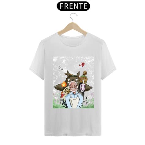 T Shirt Classic Camiseta Classic Hayao Miyazaki R 59 63 Em