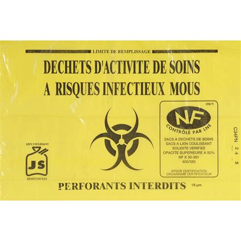 Sacs Dasri D Chets D Activit De Soins Risques Infectieux