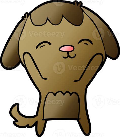 Happy Cartoon Dog 45181751 Png