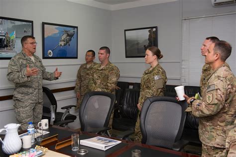 Usafe Afafrica Leadership Visits Airmen Supporting Africom U S Air