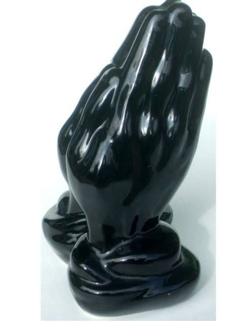 Ceramic Praying Hands Figurine Religious Decor