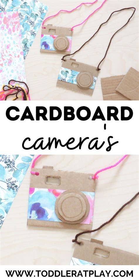 Cardboard Camera Craft Toddler At Play Artofit