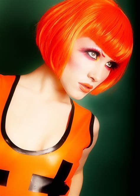 Orange Latex Close Up By Ryo Says Meow On Deviantart Hair Day