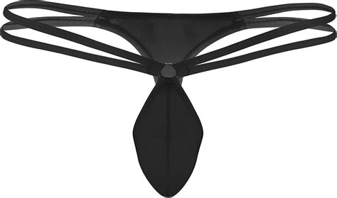 Senmiao Clothing Mens G String Thong Mini Bikini Briefs Underwear Mini Thongs Panties Amazon